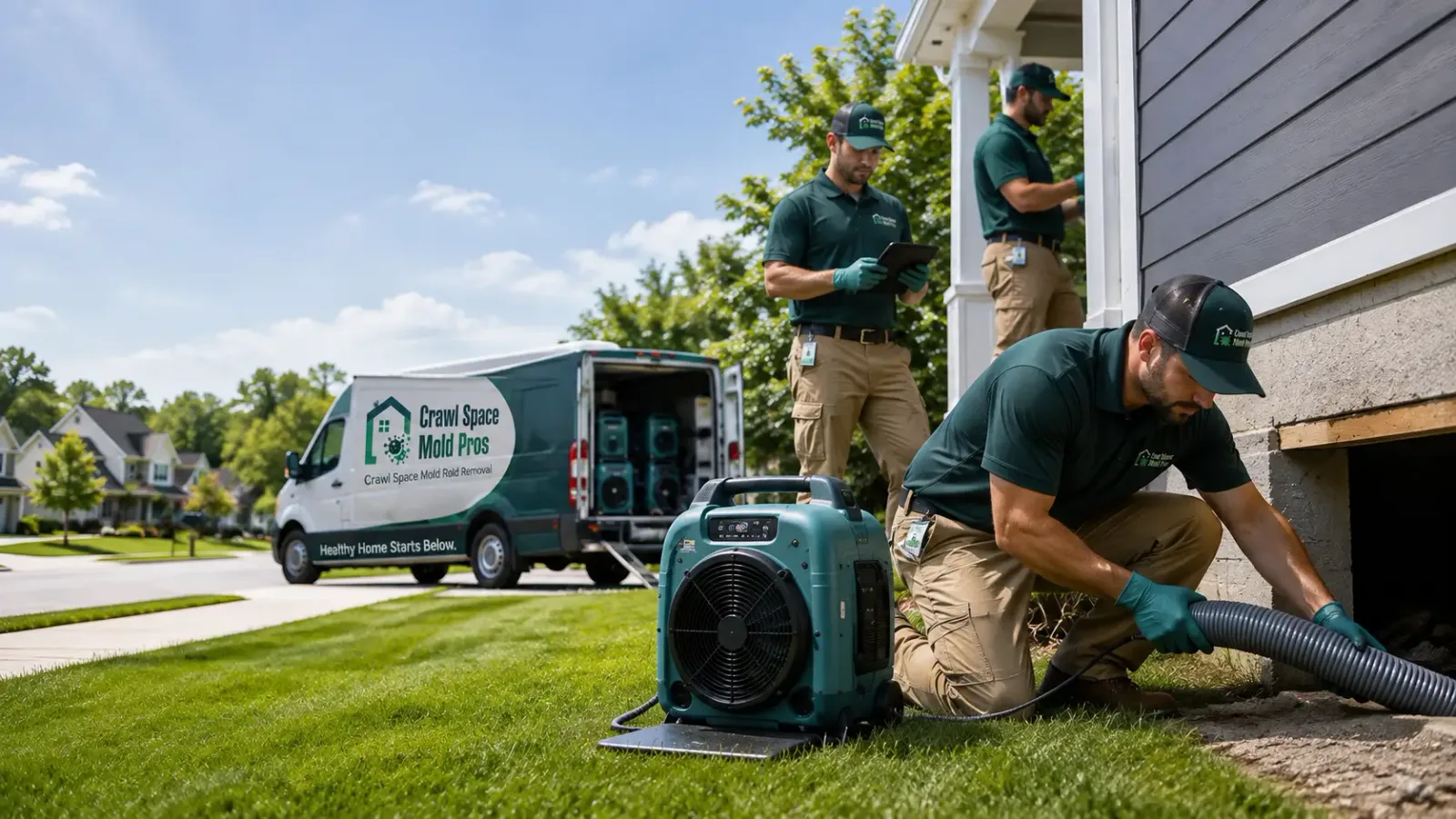 Crawl Space Mold Removal in Wrightstown, WI